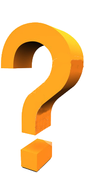 Large Orange Question Mark